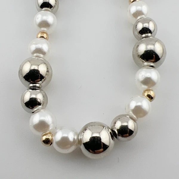 パールスター ネックレス シルバー