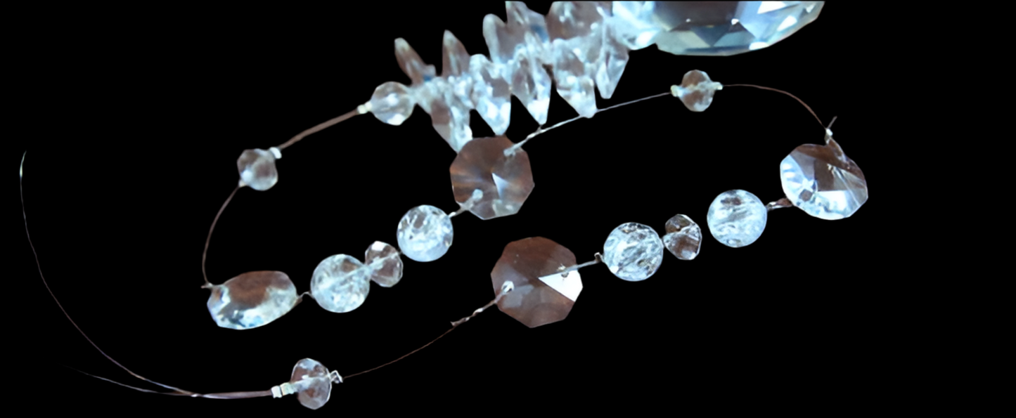 太陽の力を引き寄せる虹のシャワー☆パワーストーンサンキャッチャー
